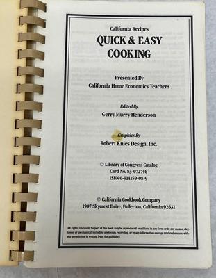 Vintage Cookbook Lot - Sweet Inspiration, Sourdough, Mexican, Sunset Magazine Originals, etc