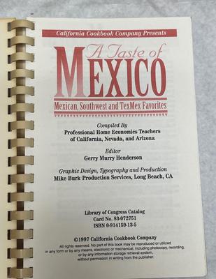Vintage Cookbook Lot - Sweet Inspiration, Sourdough, Mexican, Sunset Magazine Originals, etc