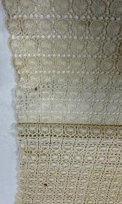 Lot 1 Vintage Crocheted or Tatted Handmade Table Runner Country Cottage Decor
