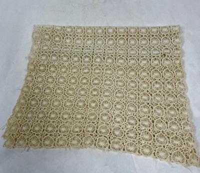 Lot 1 Vintage Crocheted or Tatted Handmade Table Runner Country Cottage Decor