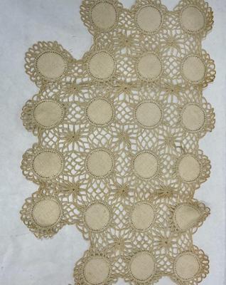 Lot 4 - Vintage Lace and Fabric Seat covers Country Cottage Decor