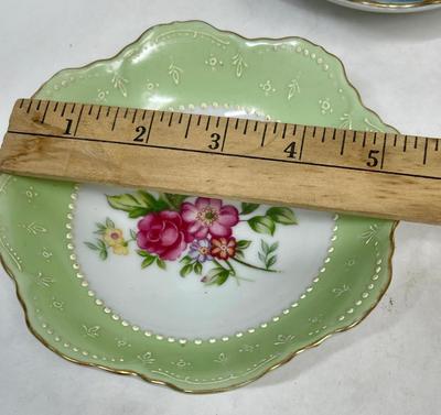 Set of 4 Vintage HHB Japan Hand Decorated Bone China Bowls