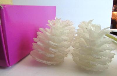 String of Novelty Decorative Pinecone Christmas Tree Lights