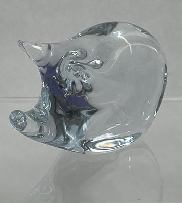 Murano Glass Pig Figurine