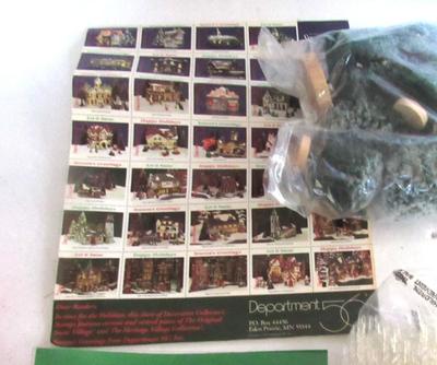 Misc Christmas Lot, Bottle Brush Trees, Icicle Ornaments, More