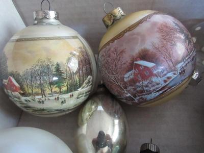 Glass Christmas Ornament Lot
