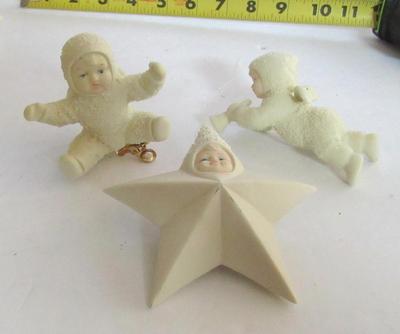 Vintage Dept 56 Snowbaby Christmas Ornament Lot #3