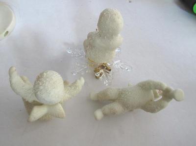 Vintage Dept 56 Snowbaby Christmas Ornament lot #4