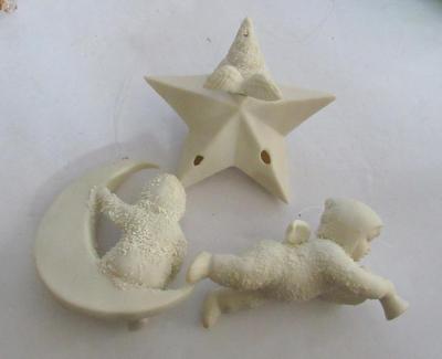Vintage Dept 56 Snowbaby Christmas Ornament Lot #5