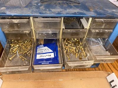 SO MANY DRILL BITS AND SO MANY HANDY FASTENERS AND HARDWARE!