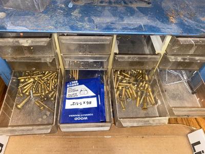 SO MANY DRILL BITS AND SO MANY HANDY FASTENERS AND HARDWARE!