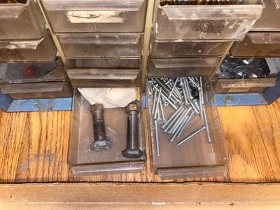 SO MANY DRILL BITS AND SO MANY HANDY FASTENERS AND HARDWARE!