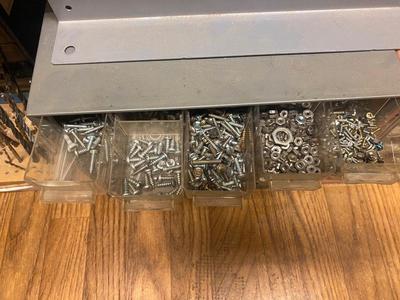 BUNCHES AND BUNCHES OF HANDY HARDWARE/FASTENERS