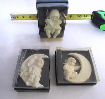 Vintage Dept 56 Snowbaby Christmas Ornament Lot #6