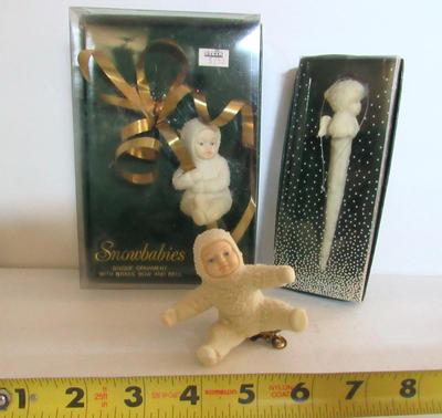 Vintage Dept 56 Snowbaby Christmas Ornament Lot #8