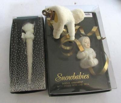 Vintage Dept 56 Snowbaby Christmas Ornament Lot #8