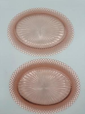 “Miss America Pink” Depression Glass Serving Dishes