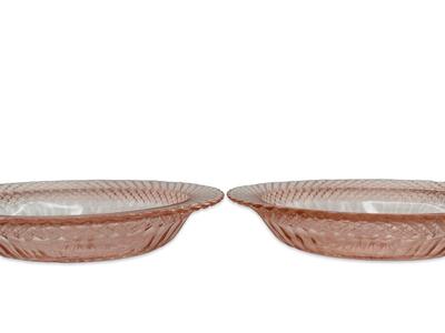“Miss America Pink” Depression Glass Serving Dishes