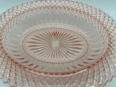“Miss America Pink” Depression Glass Serving Dishes