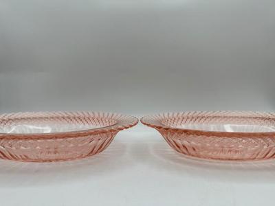 “Miss America Pink” Depression Glass Serving Dishes