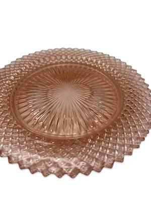 “Miss American Pink” Depression Glass Dinner Plates