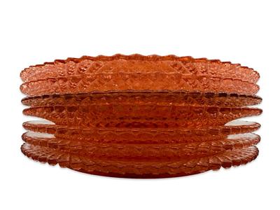 “Miss American Pink” Depression Glass Dinner Plates