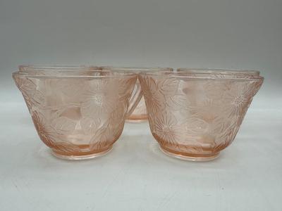 Pink Depression Glass DOGWOOD MacBeth-Evans Salvar