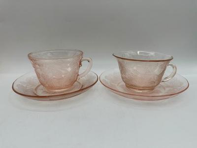Pink Depression Glass DOGWOOD MacBeth-Evans Salvar