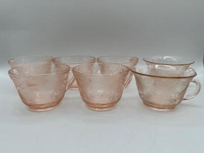 Pink Depression Glass DOGWOOD MacBeth-Evans Salvar
