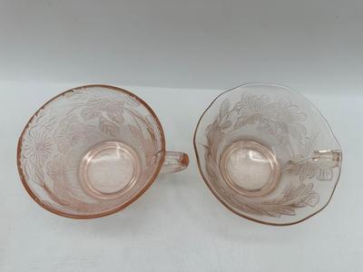 Pink Depression Glass DOGWOOD MacBeth-Evans Salvar