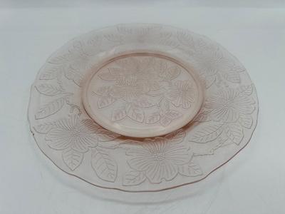 Pink Depression Glass DOGWOOD MacBeth-Evans Salvar