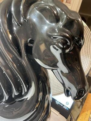 Vintage Huge HARRIS MARCUS-ENDEAVORS Large 13" Tall Horse Head Figure in VG Preowned Condition. Nicely Made!