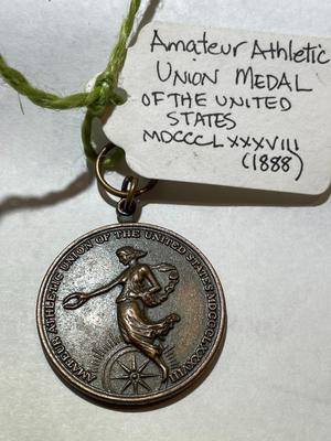 Scarce Original 1888 AAU Amateur Athletic Union of the United States Sports Bronze Medal as Pictured.