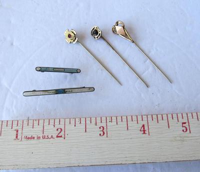 Lot of Vintage Tie Pins and Bar Pins