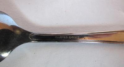 Vintage Child's Silver Plate Fork/Spoon Set, & Queen Elizabeth Coronation 1953 Spoon