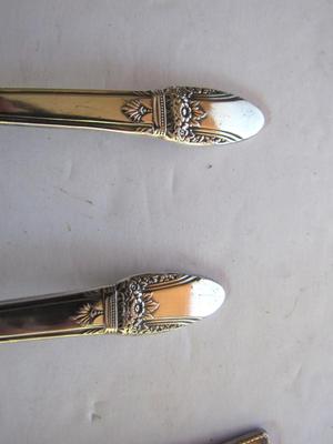 Vintage Child's Silver Plate Fork/Spoon Set, & Queen Elizabeth Coronation 1953 Spoon