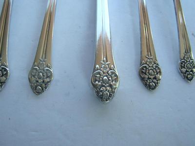 Vintage Silver Plate Lot, Plantation Pattern