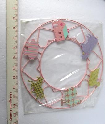 Cute Spring Theme Metal Wall Hanging, Avon, Unused