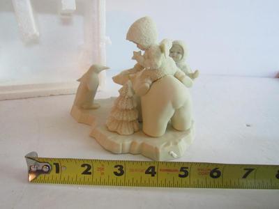 Vintage Dept 56 Snowbabies Baby on Polar Bear