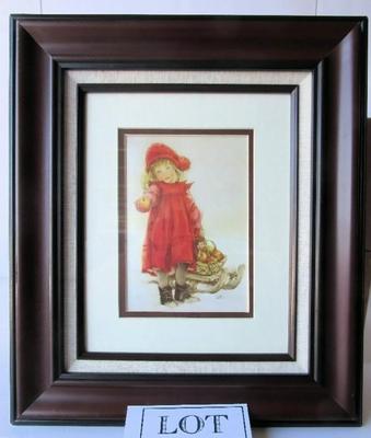 Child Framed Print With Easel Back, 13" x 15", Lisi Martin