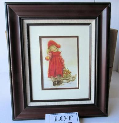 Child Framed Print With Easel Back, 13" x 15", Lisi Martin