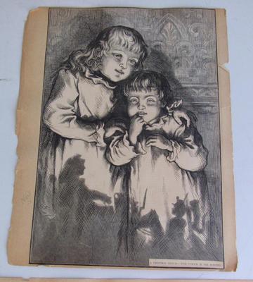 Nice Antique Prints From Scrapbook Pages #1