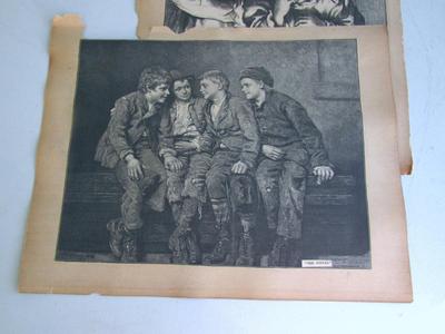 Nice Antique Prints From Scrapbook Pages #1