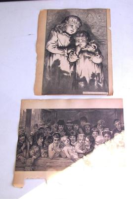 Nice Antique Prints From Scrapbook Pages #1