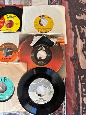 A VARIETY OF MUSIC ON VINYL 45's