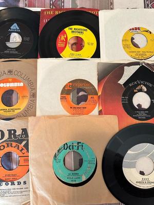 A VARIETY OF MUSIC ON VINYL 45's