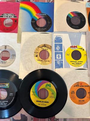 NEIL DIAMOND, THE EAGLES AND MORE ON VINYL 45's