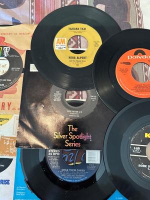 HERB ALPERT, RAY CHARLES AND MORE ON VINYL 45's