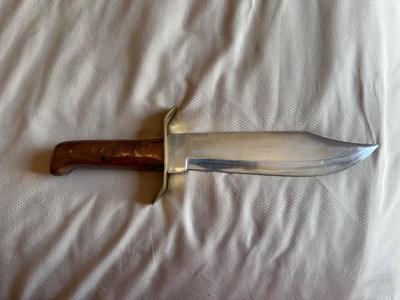 PAKISTAN WOOD HANDLE FIXED BLADE KNIFE