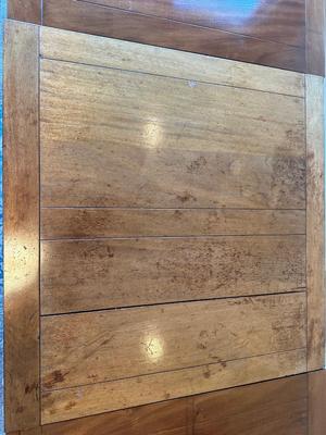 Antique Slide Out Leaves Dining Table